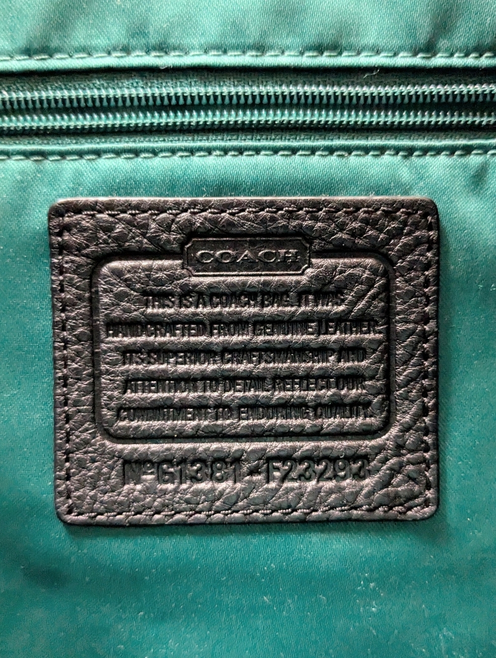 Coach Park Leather Hobo Bag F23293 - Picture 14 of 14